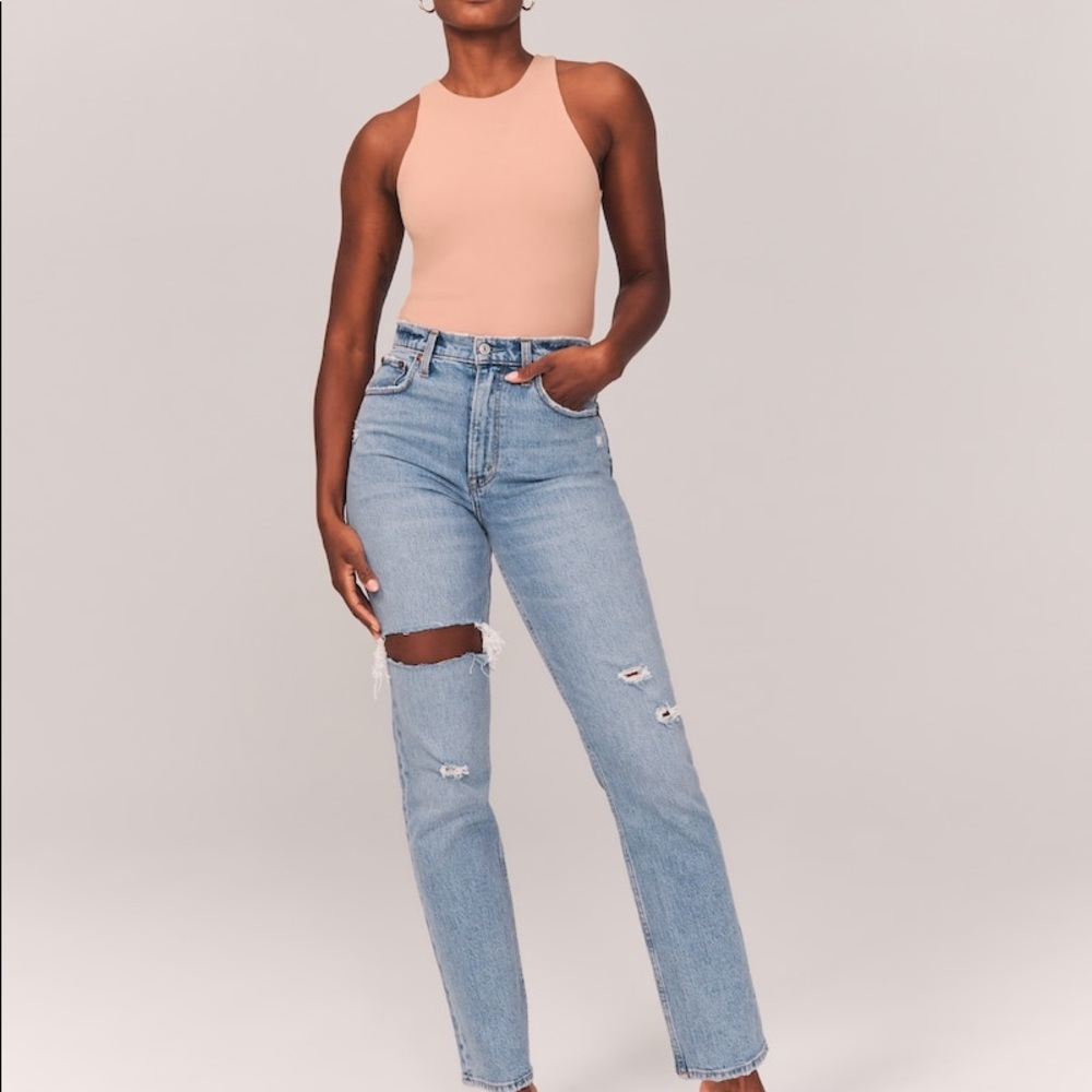 NWT Abercrombie Curve Love 90s Ultra High Rise